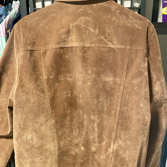 Levi’s Tan Faux Suede Trucker Jacket 🧥 - Picture 5 of 5